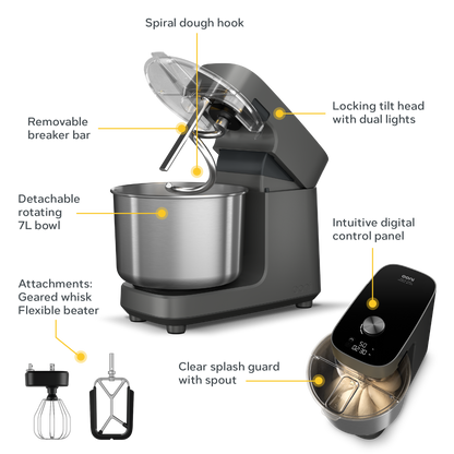 Ooni Halo Pro Spiral Dough Mixer