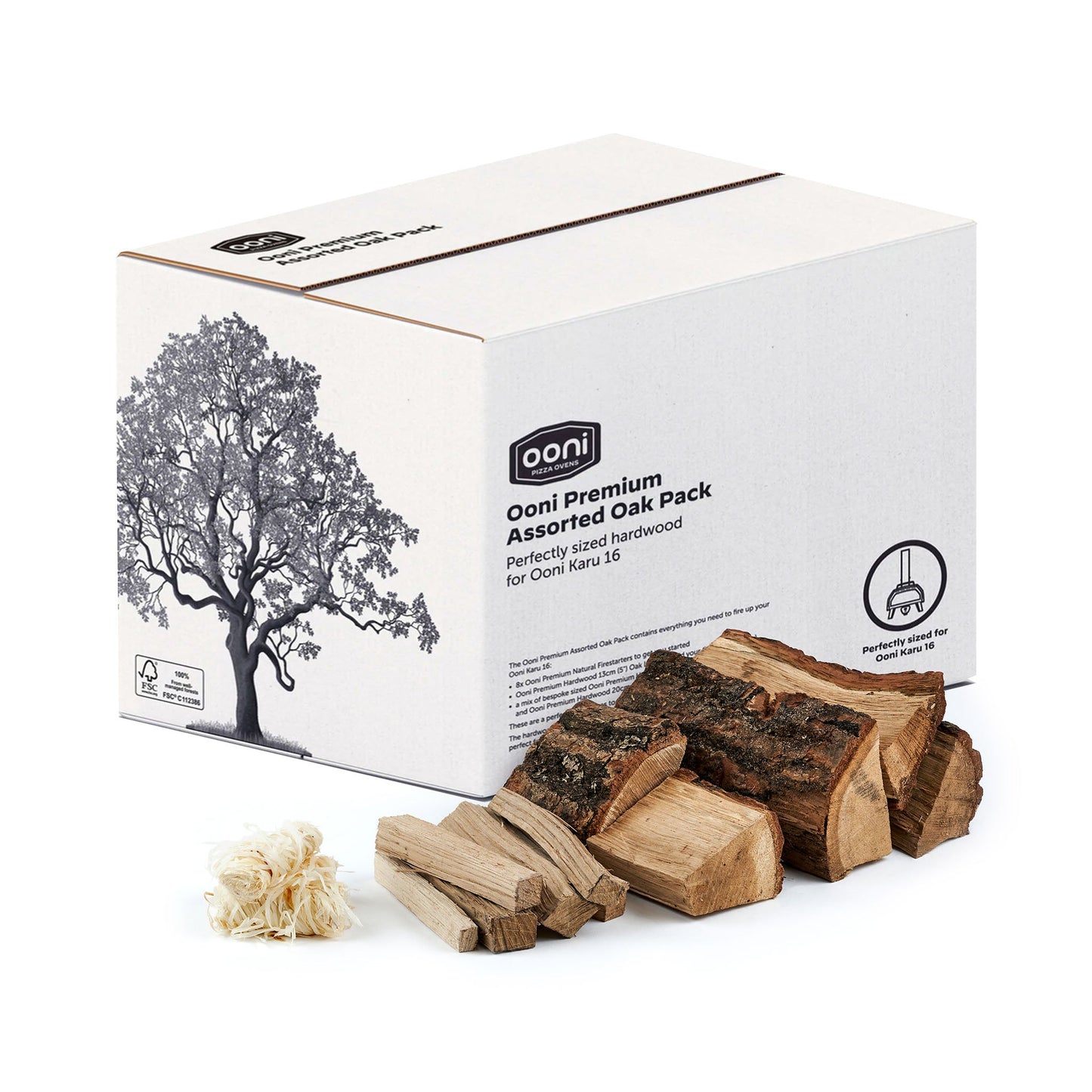 Ooni Premium Assorted Oak Pack for Ooni Karu 16 and Ooni Karu 2 Pro