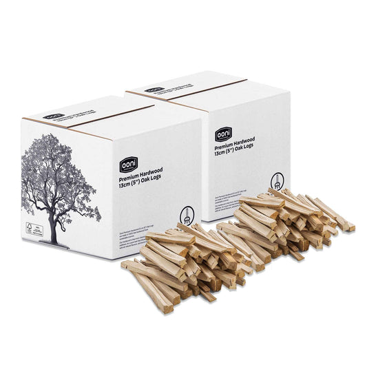 Ooni Premium Hardwood 5″ Oak Logs for Ooni Karu 12 and Karu 2 (2 Pack)